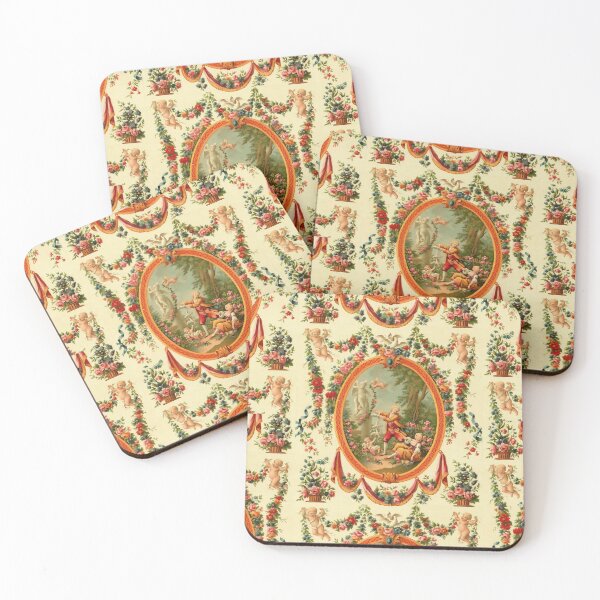 Item preview, Rococo Design Floral Romantic Pattern designed and sold by HumanlineImages.