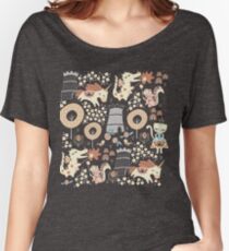 Camiseta ancha para mujer Reino animal