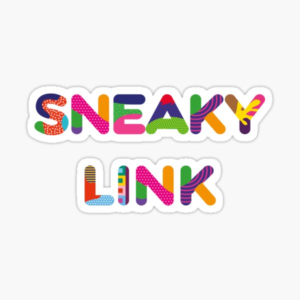 "SNEAKY LINK" Sticker for Sale by mommottix | Redbubble