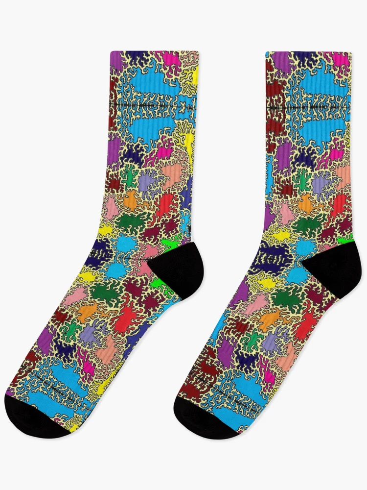 Thumbnail 1 of 5, Socks, Abstract Pattern 4 designed and sold by Maxwell Nightser.