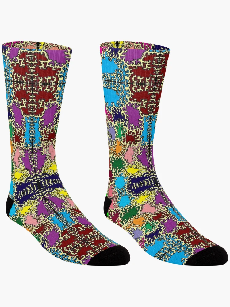 Thumbnail 3 of 5, Socks, Abstract Pattern 4 designed and sold by Maxwell Nightser.