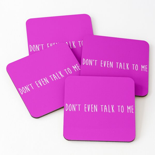 Item preview, don't talk to me pink designed and sold by pikafelix.