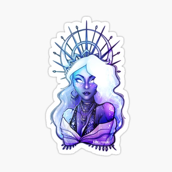 Moon Goddess Selene Stickers for Sale