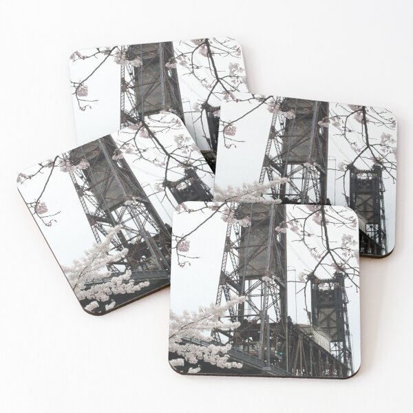Item preview, Cherry Blossoms and Burnside Bridge designed and sold by audreywalker.