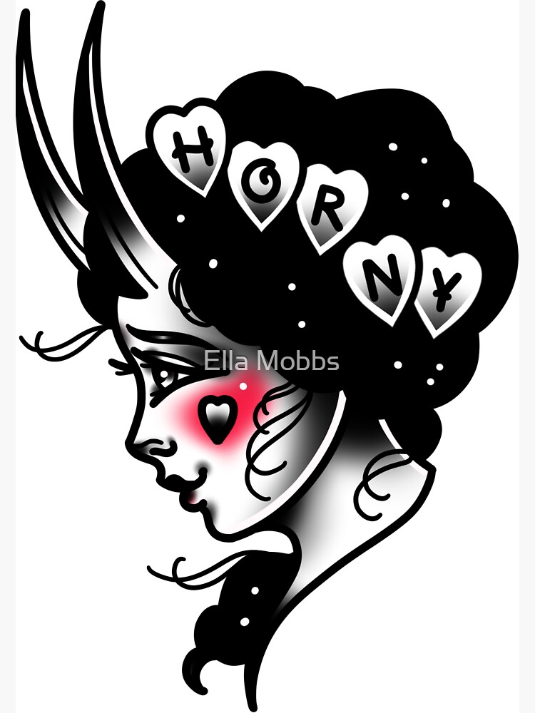 Angel and devil hearts tattoo Royalty Free Vector Image