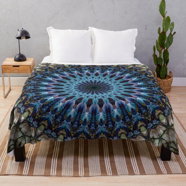 Item preview, Brown and blue mandala designed and sold by JBlaminsky.