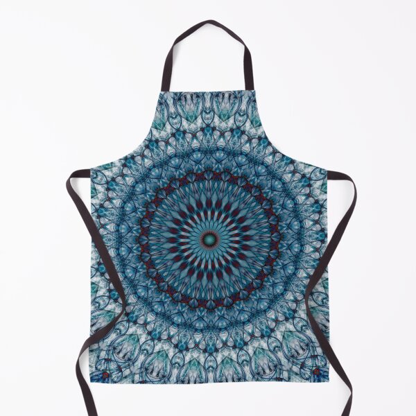 Item preview, Cold blue tones mandala designed and sold by JBlaminsky.