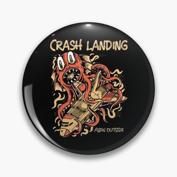 Item preview, Crash Landing - Alien Outside designed and sold by ManiaTeec.
