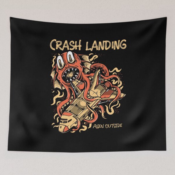 Item preview, Crash Landing - Alien Outside designed and sold by ManiaTeec.