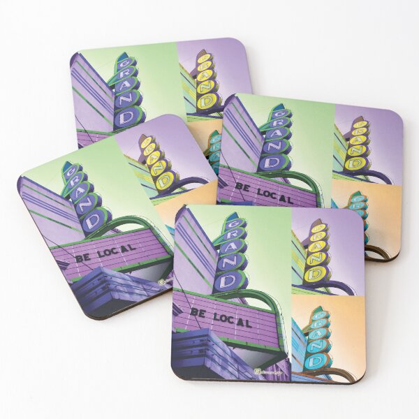 Be Grand, Be Local Coasters (Set of 4)