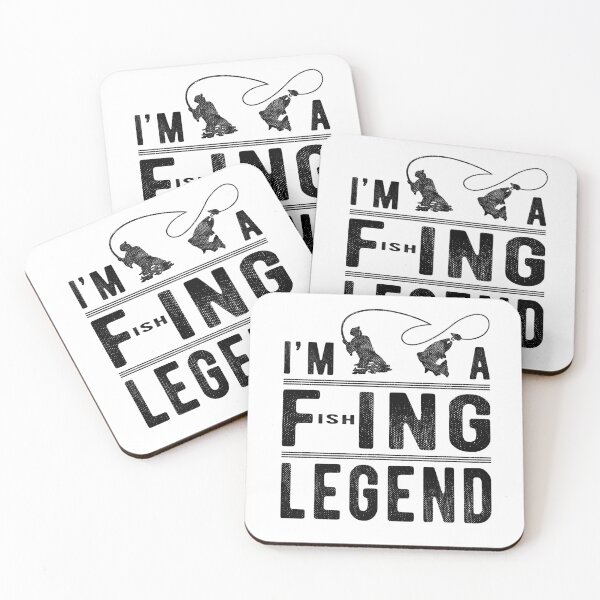 Item preview, I’m A Fishing Legend Funny Fishing Sarcastic Novelty  designed and sold by T-minus.