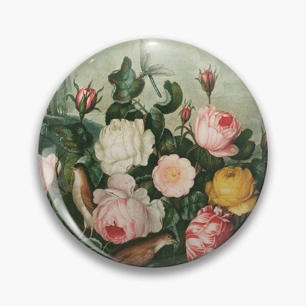 Item preview, Roses, a plate from The Temple of Flora (1805) designed and sold by HumanlineImages.