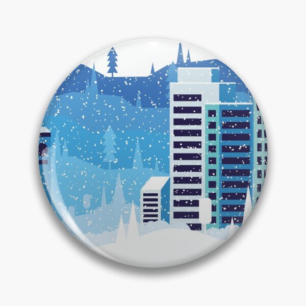 Item preview, Snow City  designed and sold by FarOutGraphics.