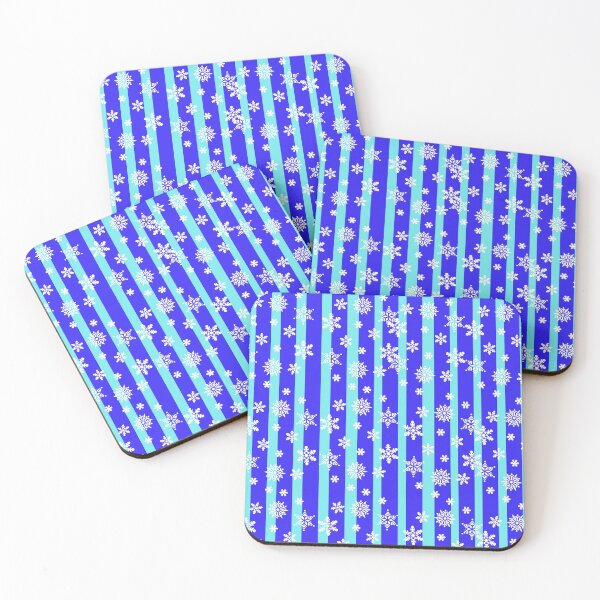 Item preview, Christmas Stripe Pattern with snowflakes  designed and sold by Vero De.