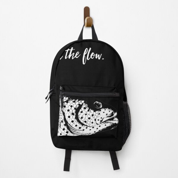 Item preview, Only dead fish go with the flow in white font designed and sold by deynaaz.