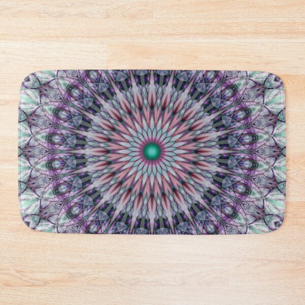 Item preview, Mandala in  white, blue and pink tones designed and sold by JBlaminsky.