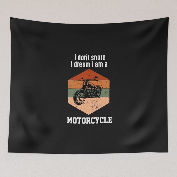 Item preview, I Don't Snore I Dream I'm a Motorcycle designed and sold by Mr-tach.