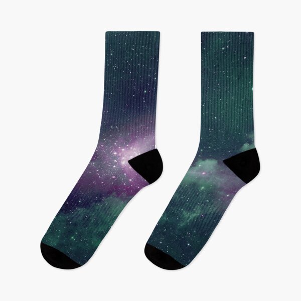 Item preview, green purple galaxy designed and sold by bandsnthings.