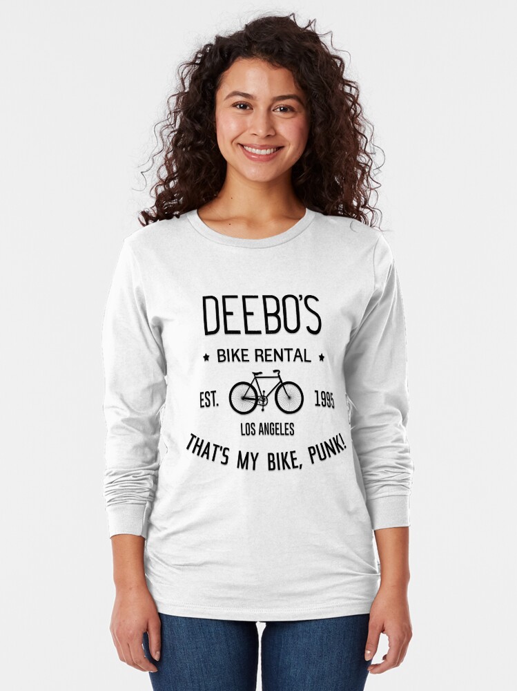 deebo bike rental t shirt