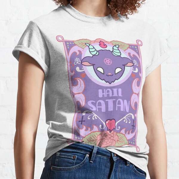Hail Satan Kawaii Baphomet Classic T-Shirt