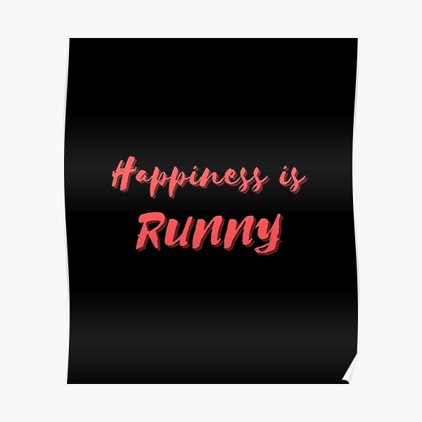 Poster Runny Redbubble