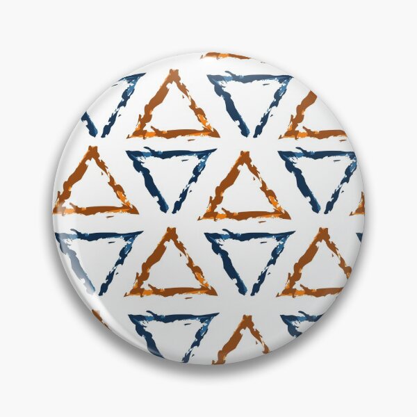Item preview, Blue & Orange Triangles designed and sold by PSCSCo.