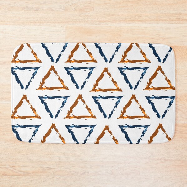 Item preview, Blue & Orange Triangles designed and sold by PSCSCo.