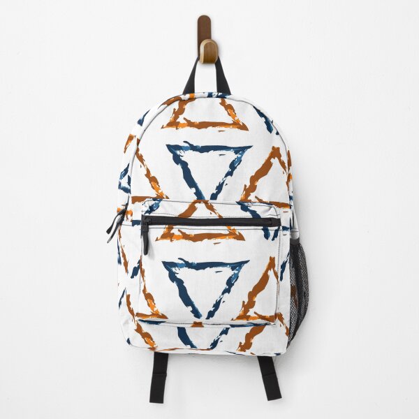 Item preview, Blue & Orange Triangles designed and sold by PSCSCo.