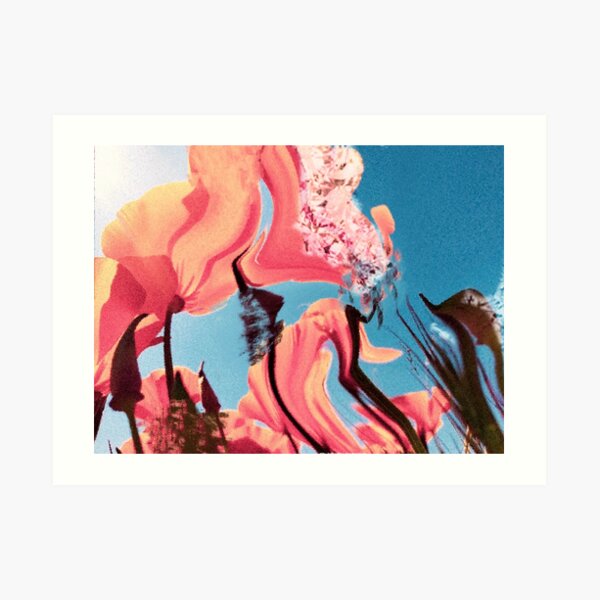 Psychedelic Poppies Art Print