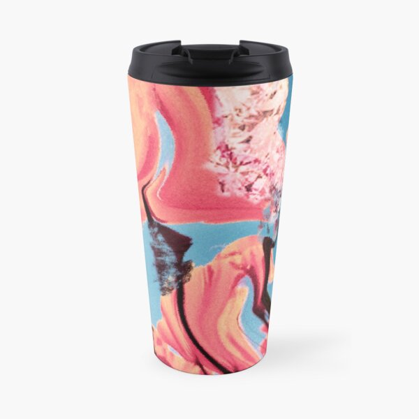 Psychedelic Poppies Travel Mug