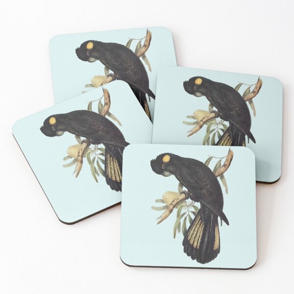 Item preview, Yellow-tailed Black Cockatoo (Calyptorhynchus funereus) designed and sold by Flamin' Galah.