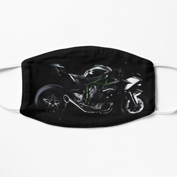 Kawasaki h2 Mascarilla plana