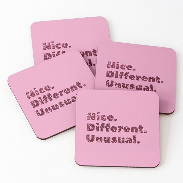 Item preview, Nice Different Unusual - pink glitter designed and sold by AprilSkyz.