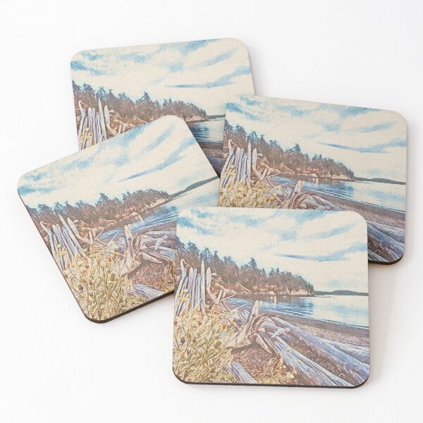 Item preview, Driftwood along the bay shore designed and sold by Christine Sternfels.