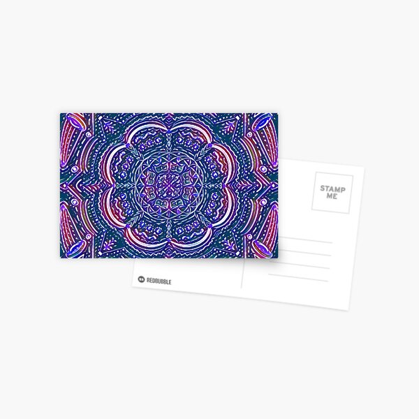 Hank’s Mandala Tapestry Postcard
