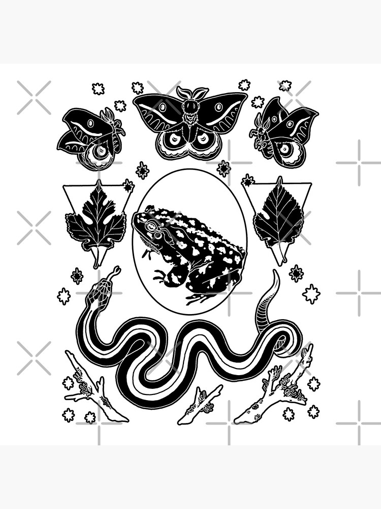 food chain | nature punk illustration by craftordiy