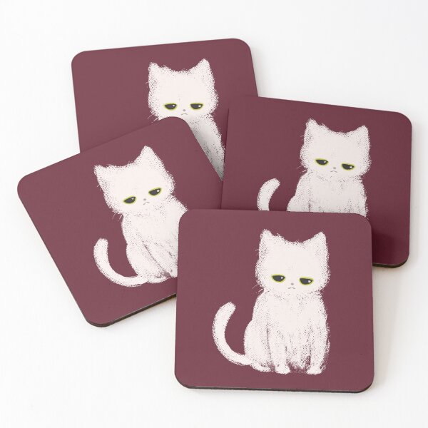 Item preview, Sad White Cat designed and sold by cheyparrish.