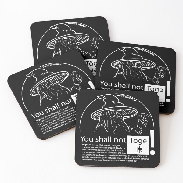 Item preview, You Shall Not Toge Funny Fantasy Middle Earth Racing Kanji designed and sold by driftmerch.