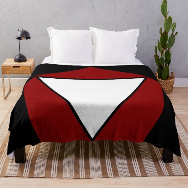 Item preview, Tri-Hexagon rojo (triángulo blanco) designed and sold by Greenwood2112.