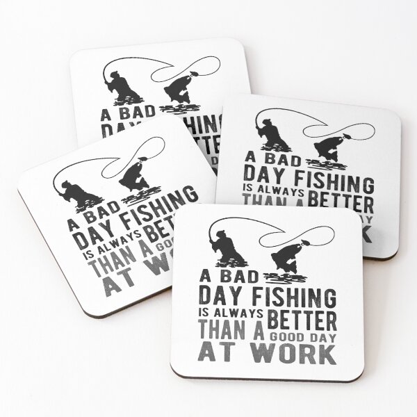 Item preview, Bad Day Fishing Funny Sarcastic Novelty Gift Funny Fishing  designed and sold by T-minus.