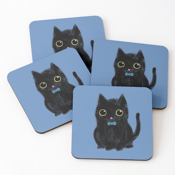 Item preview, Void Cat Blep - Black Cat - Bow tie  designed and sold by cheyparrish.