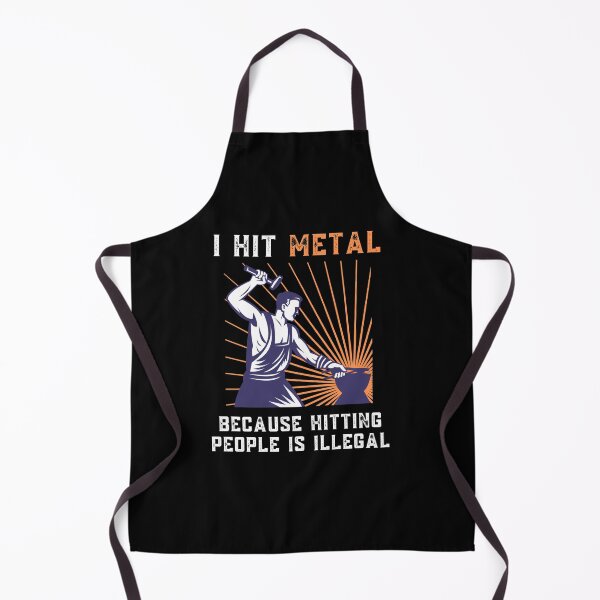 Item preview, I Hit Metal Blacksmith Funny Quote designed and sold by Sutra-Lotus-Co.