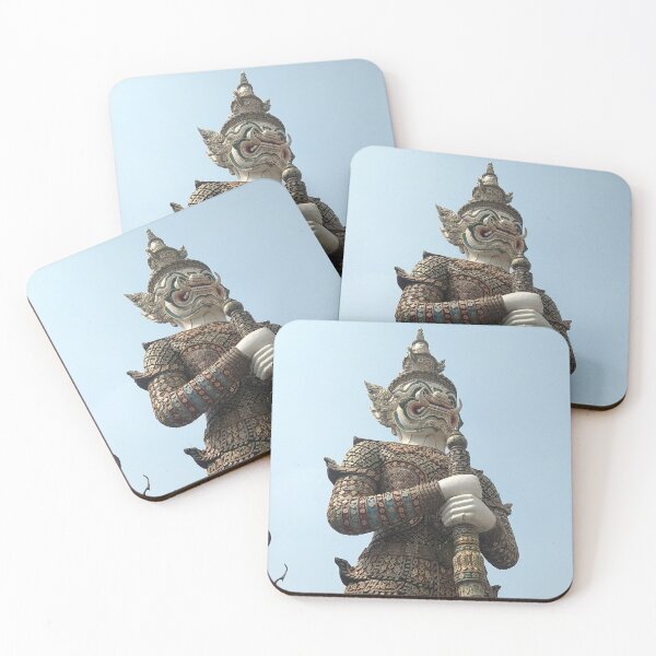 Item preview, Guardian Statue, Temple of the Emerald Buddha, Bangkok, Thailand designed and sold by foxblue000.