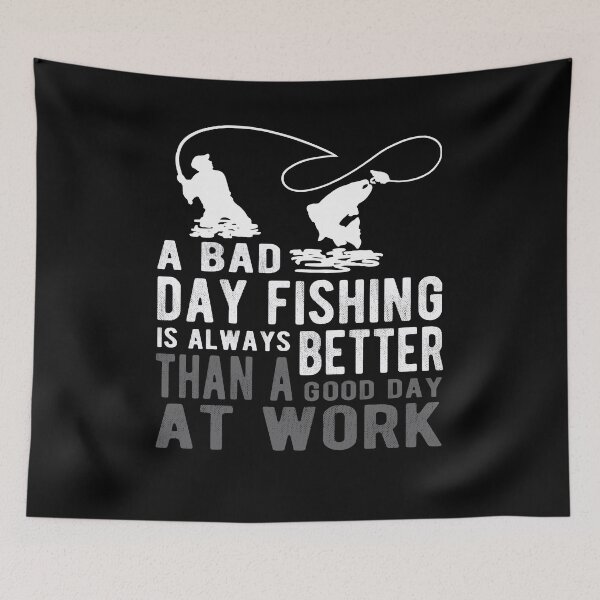 Item preview, Bad Day Fishing Funny Sarcastic Novelty Gift Funny Fishing  designed and sold by T-minus.