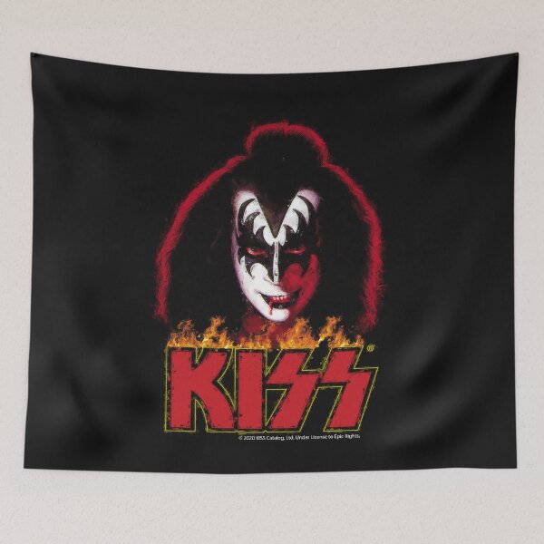 Item preview, KISS - The Demon old painting stylized designed and sold by aruncvr.