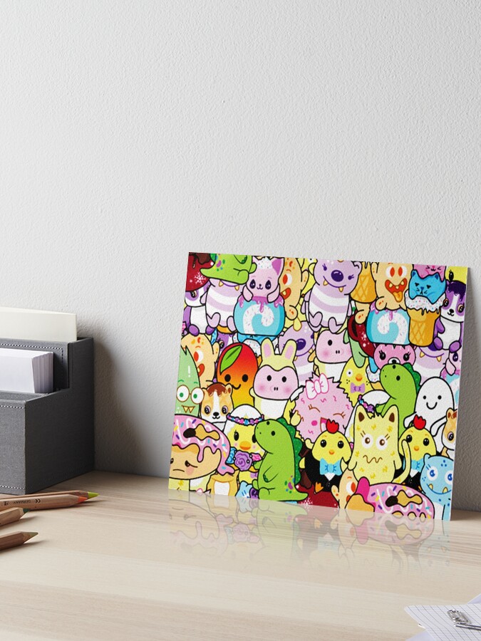 Cute Art Of Moriah Elizabeth Art Board Print By Franktact Redbubble