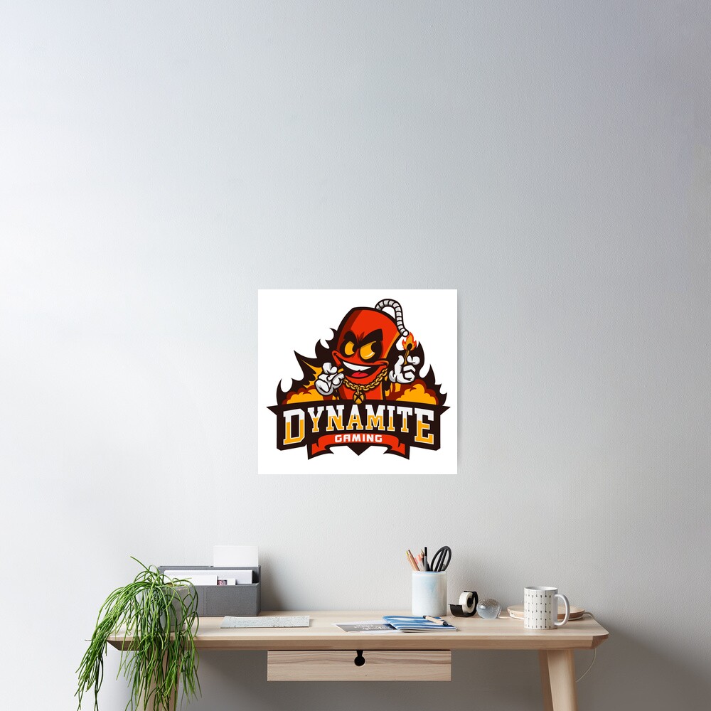 Póster con la obra «Dynamite Gaming - Equipo Dinamita» de ArtxcL | Redbubble