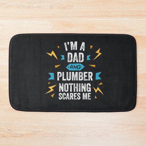 Item preview, I'm A Dad And Plumber Nothing Scares Me Funny Gag Gift Apprentice Journeyman Tradesmen Toilet designed and sold by gkao.