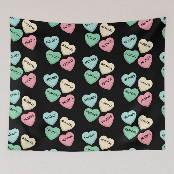 Item preview, Mooney Wormtail Padfoot Prongs Candy Hearts designed and sold by jaclynvirt.