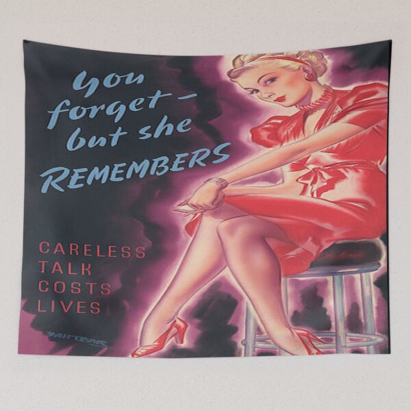Item preview, Vintage Poster - You Forget But She Remembers designed and sold by Slydell1.